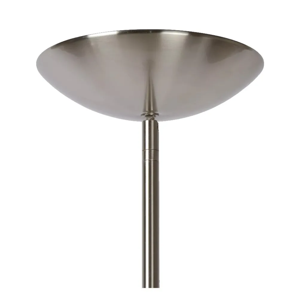 Lampade Da Terra-Selezionato da Mazzolaluce Lampada da terra cromata doppia luce led 20w 3000k dimmerabile
