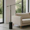 Lampade Da Terra-Selezionato da Mazzolaluce Lampada da terra da lettura led 10w 2300k 3000k 4000k nero opaco orientabile