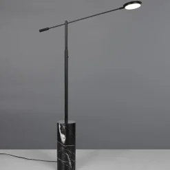 Lampade Da Terra-Selezionato da Mazzolaluce Lampada da terra da lettura led 10w 2300k 3000k 4000k nero opaco orientabile