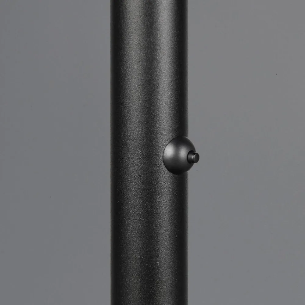 Lampade Da Terra-Selezionato da Mazzolaluce Lampada da terra da lettura led 10w 2300k 3000k 4000k nero opaco orientabile