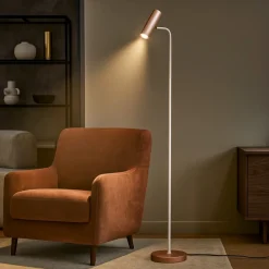 Lampade Da Terra-Selezionato da Mazzolaluce Lampada da terra design minimal orientabile per ufficio