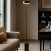 Lampade Da Terra-Selezionato da Mazzolaluce Lampada da terra design minimale nera moderna led