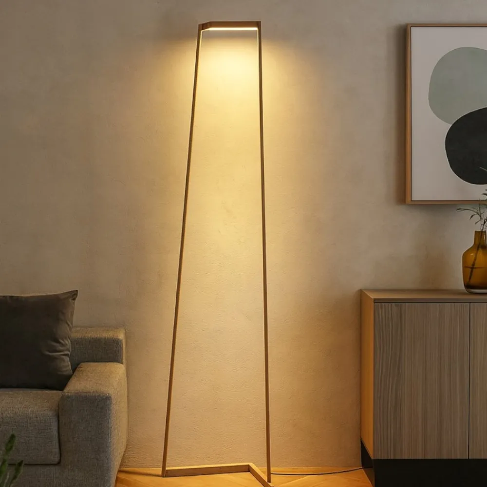 Lampade Da Terra-Selezionato da Mazzolaluce Lampada da terra design moderno metallo oro led 3000k dimmerabile