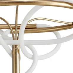 Lampade Da Terra-Selezionato da Mazzolaluce Lampada da terra design moderna oro led 28w 3000k