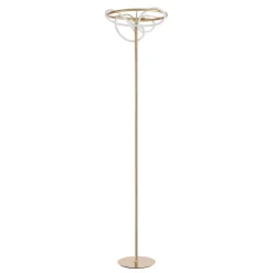 Lampade Da Terra-Selezionato da Mazzolaluce Lampada da terra design moderna oro led 28w 3000k