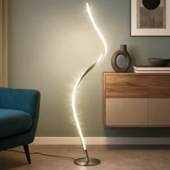Lampade Da Terra-Selezionato da Mazzolaluce Lampada da terra design moderna led 9w rgb dimmerabile con telecomando