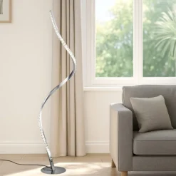 Lampade Da Terra-Selezionato da Mazzolaluce Lampada da terra design moderna led 9w rgb dimmerabile con telecomando