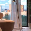 Lampade Da Terra-Selezionato da Mazzolaluce Lampada da terra design moderno nero led 3000k orientabile