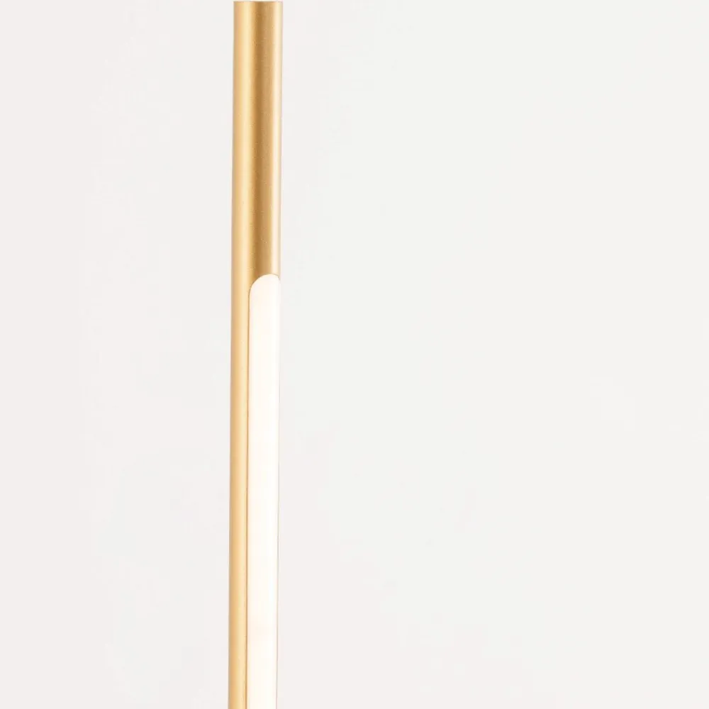 Lampade Da Terra-Selezionato da Mazzolaluce Lampada da terra design moderna oro girevole led 21w 3000k