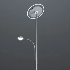 Lampade Da Terra-Selezionato da Mazzolaluce Lampada da terra due luci led 3000k orientabile per ufficio