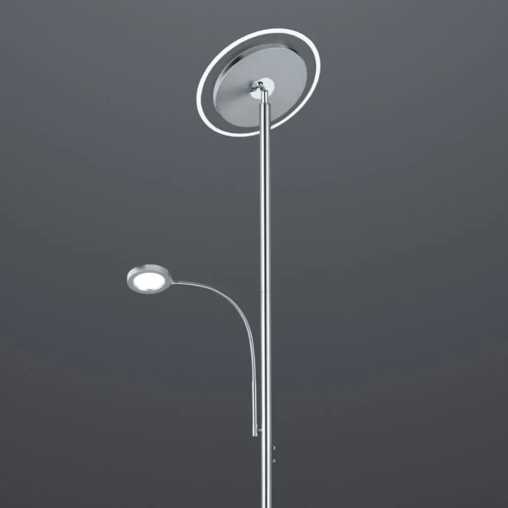 Lampade Da Terra-Selezionato da Mazzolaluce Lampada da terra due luci led 3000k orientabile per ufficio
