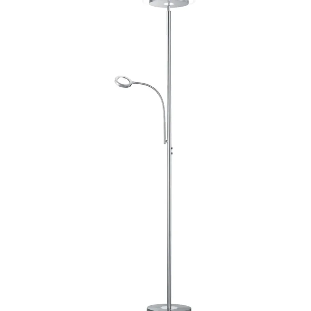Lampade Da Terra-Selezionato da Mazzolaluce Lampada da terra due luci led 3000k orientabile per ufficio