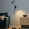 Lampade Da Terra-Selezionato da Mazzolaluce Lampada da terra due luci orientabile per ufficio