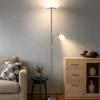 Lampade Da Terra-Selezionato da Mazzolaluce Lampada da terra due luci orientabile per camera da letto