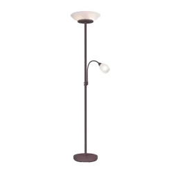 Lampade Da Terra-Selezionato da Mazzolaluce Lampada da terra due luci orientabile per soggiorno