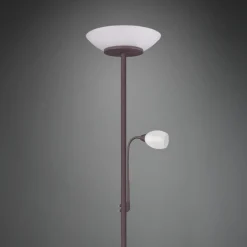 Lampade Da Terra-Selezionato da Mazzolaluce Lampada da terra due luci orientabile per soggiorno