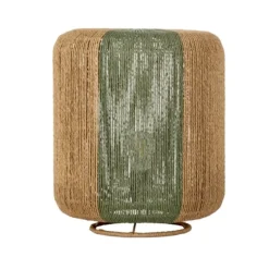 Lampade Da Terra-Selezionato da Mazzolaluce Lampada da terra etnica paralume corda intrecciata rattan