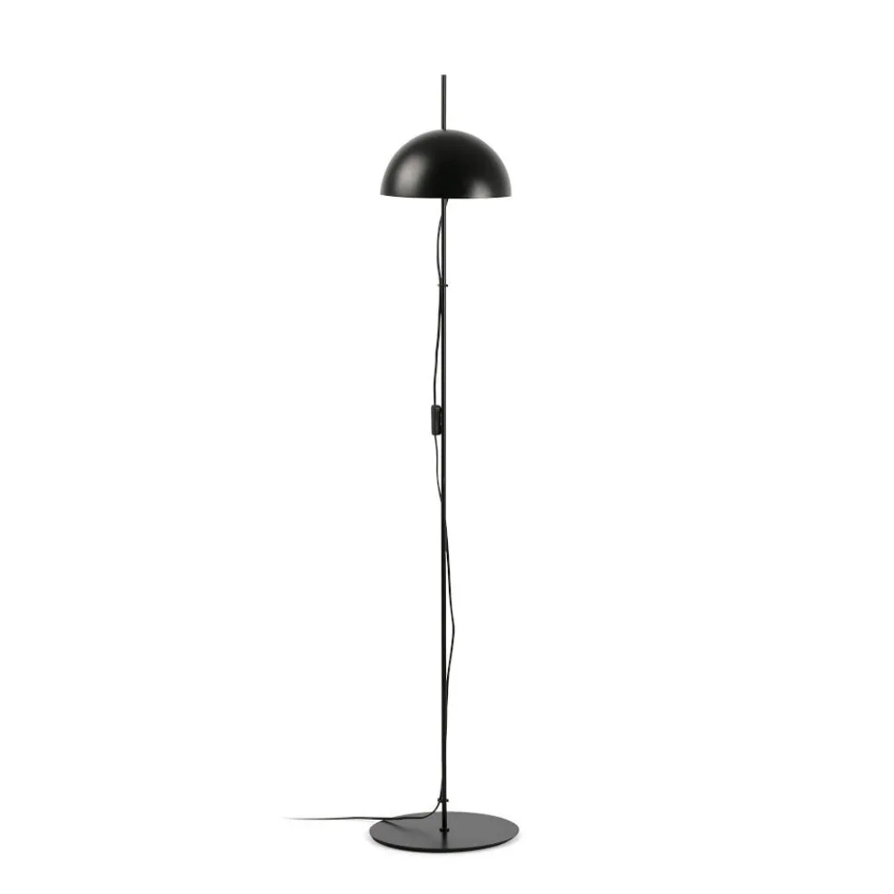 Lampade Da Terra-Selezionato da Mazzolaluce Lampada da terra industrial orientabile metallo nero per ufficio