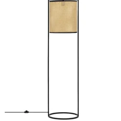 Lampade Da Terra-Selezionato da Mazzolaluce Lampada da terra in rattan cilindrica h150 cm