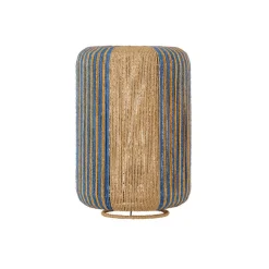 Lampade Da Terra-Selezionato da Mazzolaluce Lampada da terra in rattan corda naturale blu etnica