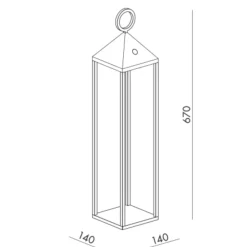 Lampade Da Esterno Giardino-Selezionato da Mazzolaluce Lampada da terra led bianca portatile per esterno