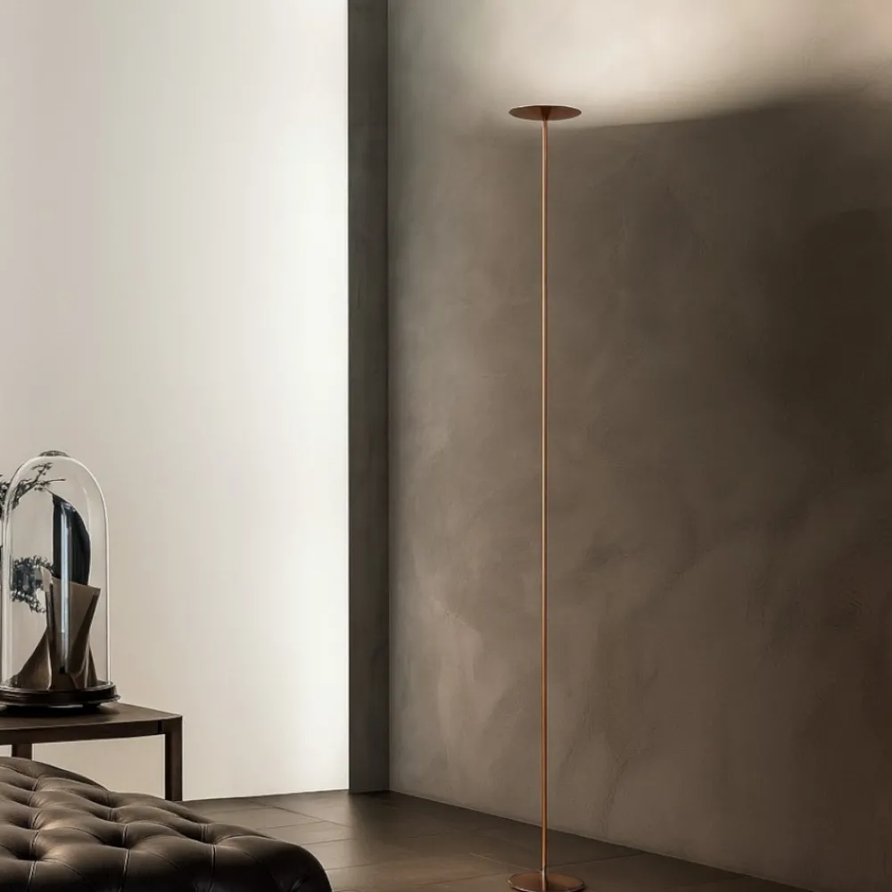Lampade Da Terra-Linea Light Lampada da terra led 3000k moderna poe terracotta