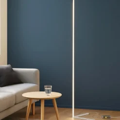 Lampade Da Terra-Selezionato da Mazzolaluce Lampada da terra led 18w 3000k minimale bianco design moderna