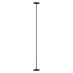 Lampade Da Terra-Linea Light Lampada da terra poe led moderna nera