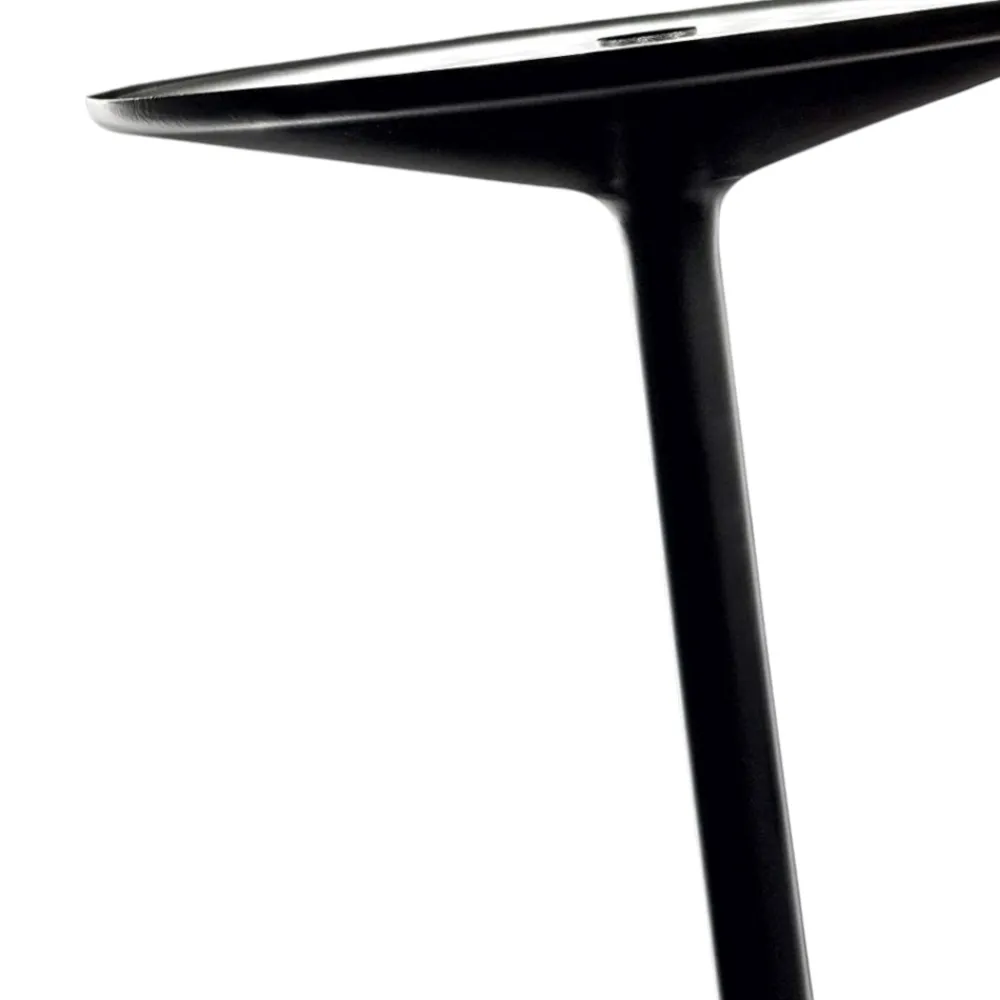 Lampade Da Terra-Linea Light Lampada da terra poe led moderna nera