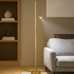 Lampade Da Terra-Maytoni Lampada da terra thin orientabile led 3000k per salotto minimalista