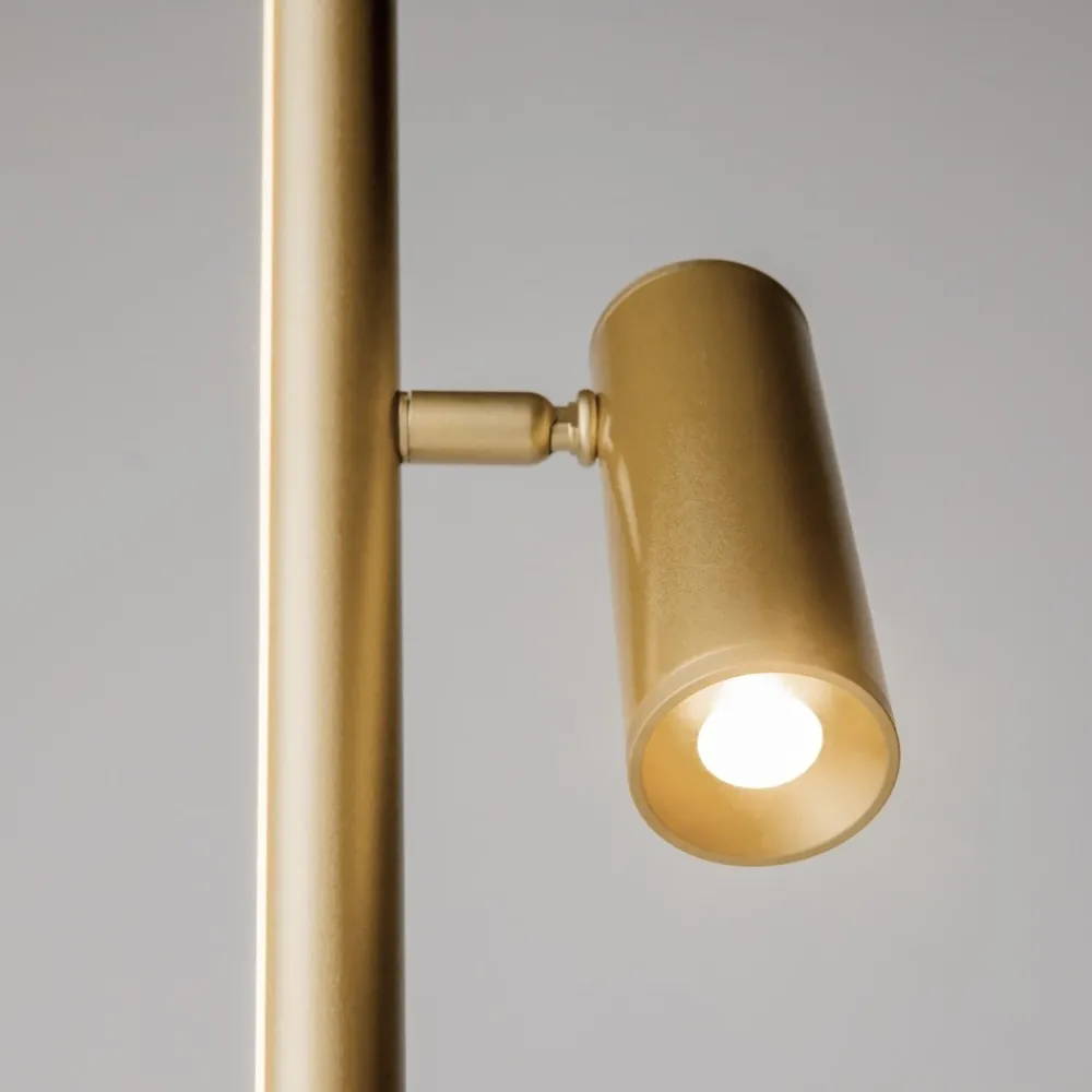 Lampade Da Terra-Maytoni Lampada da terra thin orientabile led 3000k per salotto minimalista