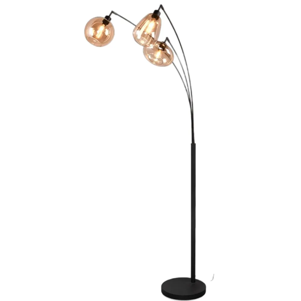 Lampade Da Terra-Selezionato da Mazzolaluce Lampada da terra moderna a tre luci pendenti per soggiorno