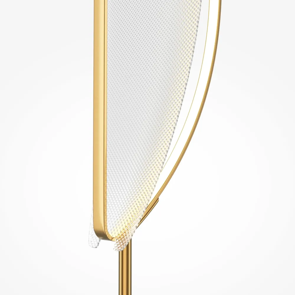 Lampade Da Terra-Maytoni Lampada da terra moderna breeze led 3000k base effetto marmo