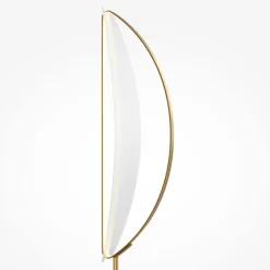 Lampade Da Terra-Maytoni Lampada da terra moderna breeze led 3000k base effetto marmo