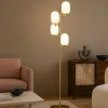Lampade Da Terra-Selezionato da Mazzolaluce Lampada da terra moderna colore oro sfere di vetro