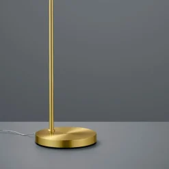 Lampade Da Terra-Selezionato da Mazzolaluce Lampada da terra moderna colore oro per salotto h150 cm