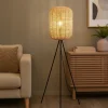 Lampade Da Terra-Selezionato da Mazzolaluce Lampada da terra moderna h150 cm marrone e nera