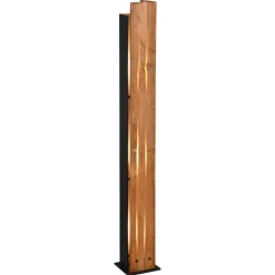 Lampade Da Terra-Selezionato da Mazzolaluce Lampada da terra moderna in legno per camera da letto h121 cm rettangolare