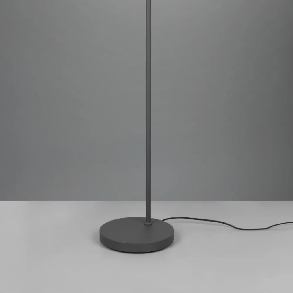 Lampade Da Terra-Selezionato da Mazzolaluce Lampada da terra moderna led da 2700k a 4000k antracite per ufficio