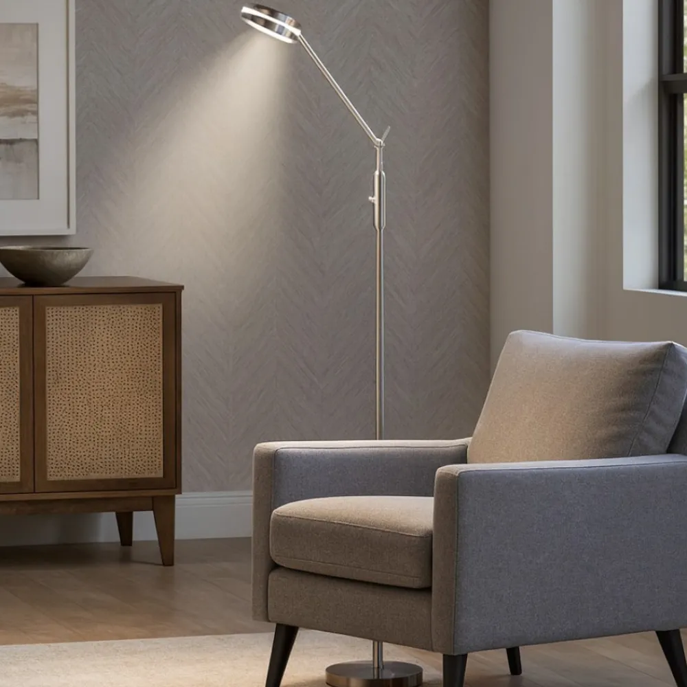 Lampade Da Terra-Selezionato da Mazzolaluce Lampada da terra moderna led da 2700k a 4000k per lettura