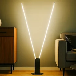 Lampade Da Terra-Selezionato da Mazzolaluce Lampada da terra moderna led 3000k per soggiorno