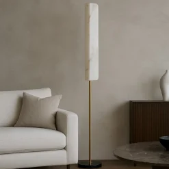 Lampade Da Terra-Selezionato da Mazzolaluce Lampada da terra moderna led 3000k effetto marmo