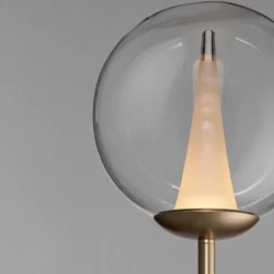 Lampade Da Terra-Selezionato da Mazzolaluce Lampada da terra moderna led 3000k dimmerabile colore oro