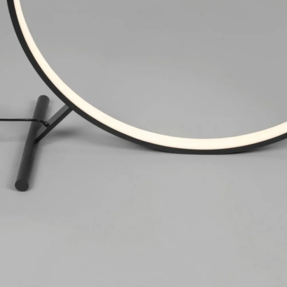Lampade Da Terra-Selezionato da Mazzolaluce Lampada da terra moderna led 3000k circolare dimmerabile
