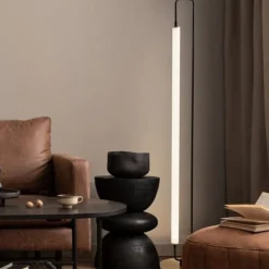 Lampade Da Terra-Selezionato da Mazzolaluce Lampada da terra moderna led 3000k base colore oro