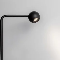 Lampade Da Terra-Selezionato da Mazzolaluce Lampada da terra moderna led 3000k orientabile nera