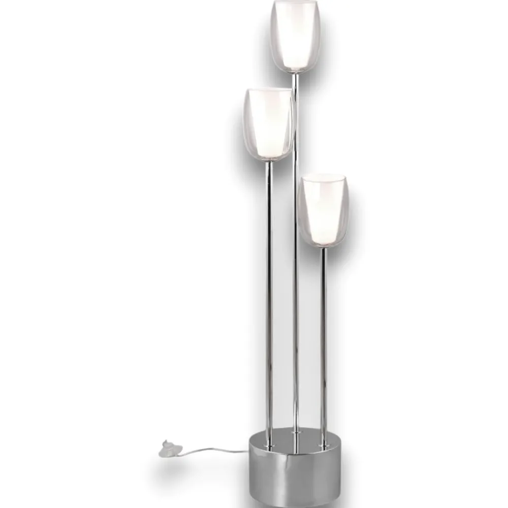 Lampade Da Terra-Selezionato da Mazzolaluce Lampada da terra moderna 3 luci per soggiorno