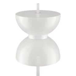 Lampade Da Terra-Maytoni Lampada da terra moderna kyoto led 3000k base in marmo bianco h145 cm