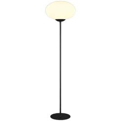 Lampade Da Terra-Selezionato da Mazzolaluce Lampada da terra moderna nera per camera da letto