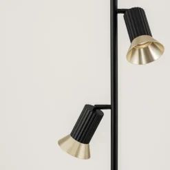Lampade Da Terra-Selezionato da Mazzolaluce Lampada da terra moderna orientabile due luci